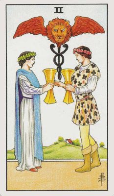 two of cups tarot card meaning